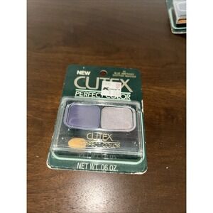Vint. Cutex Perfect Color Eye Shadow Duo 04 Blue Amethyst Matte/Scottish Heather